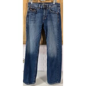 Cody James Straight Leg Jeans Mens 32x32 Blue Medium Wash Western Denim
